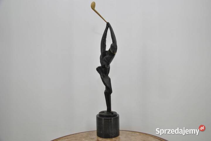Nowoczesna Figura Golfisty Golf Golfista Figura Kraków