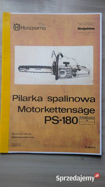 Piła DOLPIMA 180 instrukcja obsługi i katalog Stalowa Wola