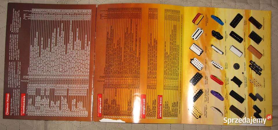 Di Marzio Pickups 1996 catalog katalog Kępice sprzedam