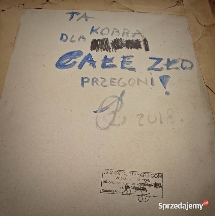 Obraz pastelowy Kobra Kraków