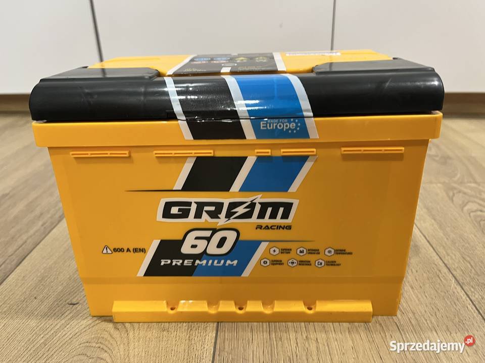 AKUMULATOR ROZRUCHOWY 12V GROM RACING 60AH Wrocław sprzedam