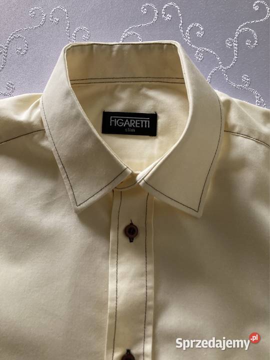 Koszula Casualowa Elegancka Slim Biznesowa Czerwionka-Leszczyny