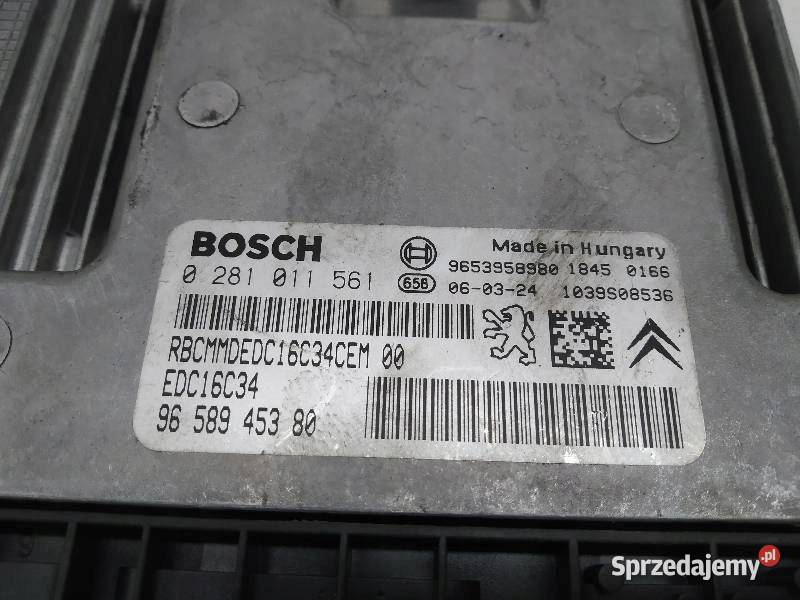 STEROWNIK SILNIKA 9658945380 Citroen C5 I 2 HDI Rok produkcji 2003