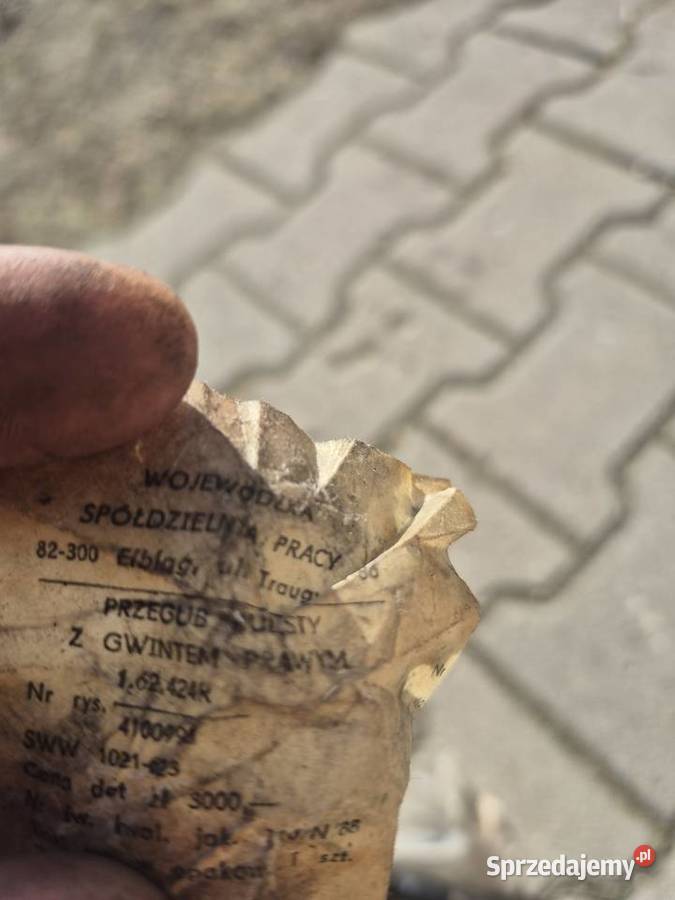 Przegub kulisty prawy Fiat 126p PRL oryginał osobowe Siewierz