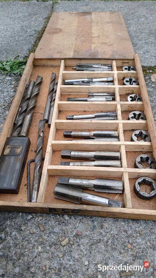 Gwintowniki Angielskie BSC komplet Gryfów Śląski sprzedam