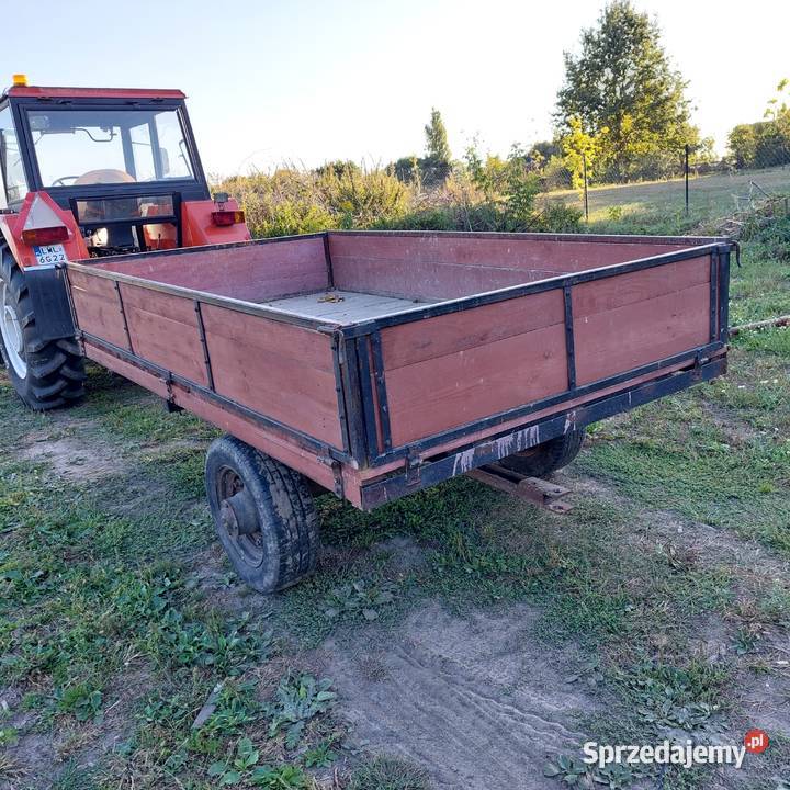 Przyczepka jednoosiowa ciągnikowa