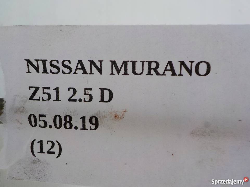LISTWA WTRYSKOWA NISSAN MURANO Z51 25 Nowy Tomyśl sprzedam