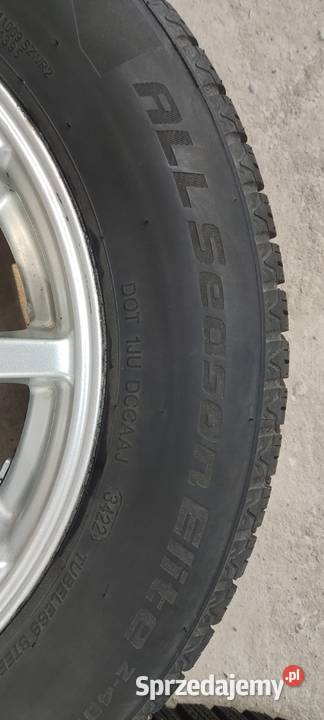 Komplet 4 kół felgi 14 4x100 opony wielosezonowe