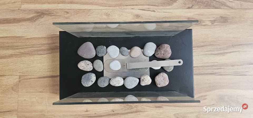 Biokominek wolnostojący 35x19 czarny Nowy Szprotawa