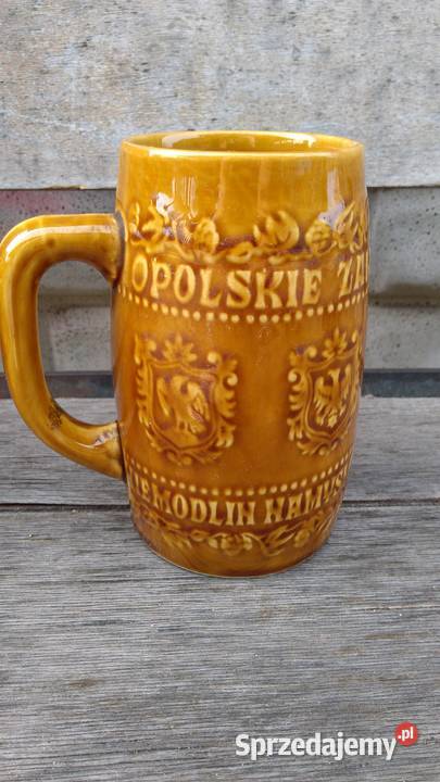 PRL Kufel ceramika Browary Opolskie Sieradz
