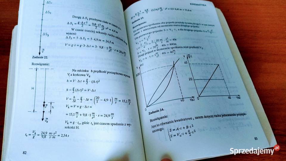 Zbiór zadań z fizyki z rozwiązaniami klasy 1 I pomorskie Gdańsk
