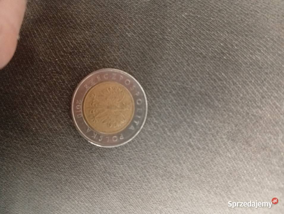 5 złotych z błędem Kudowa-Zdrój sprzedam