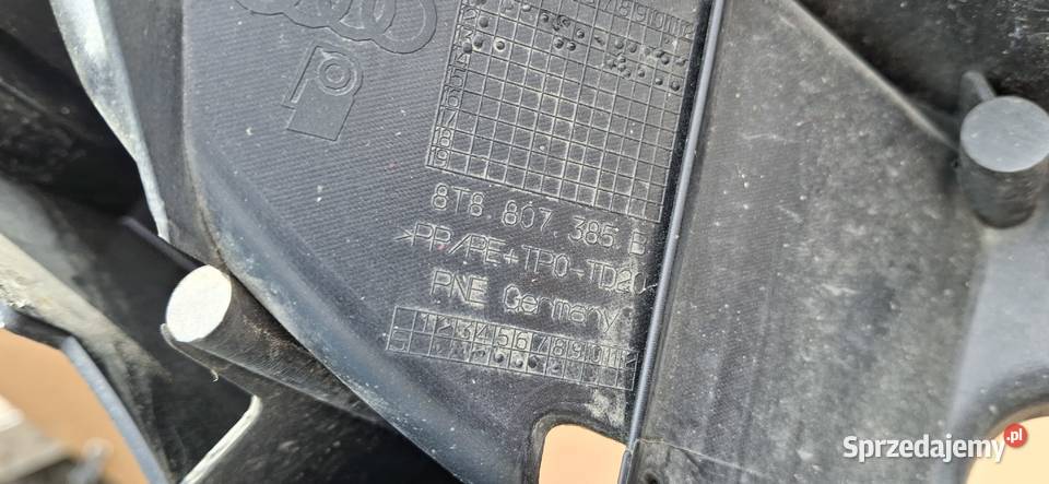 AUDI A5 8T ŚLIZG WZMOCNIENIE MOCOWANIE ZDERZAKA