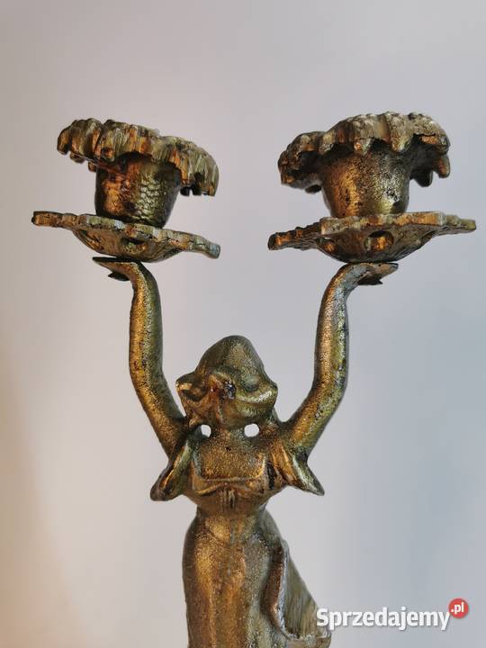 stary świecznik metalowy Kolekcje