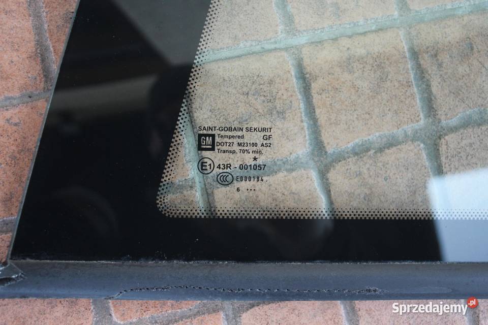 SZYBA KAROSERYJNA LEWA LEWY TYLNA TYŁ OPEL CORSA Motoryzacja wielkopolskie