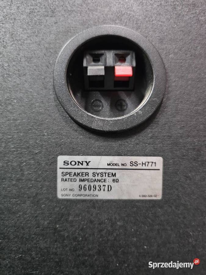 Kolumny stereo Sony Model SSH771 wysyłka Kraków