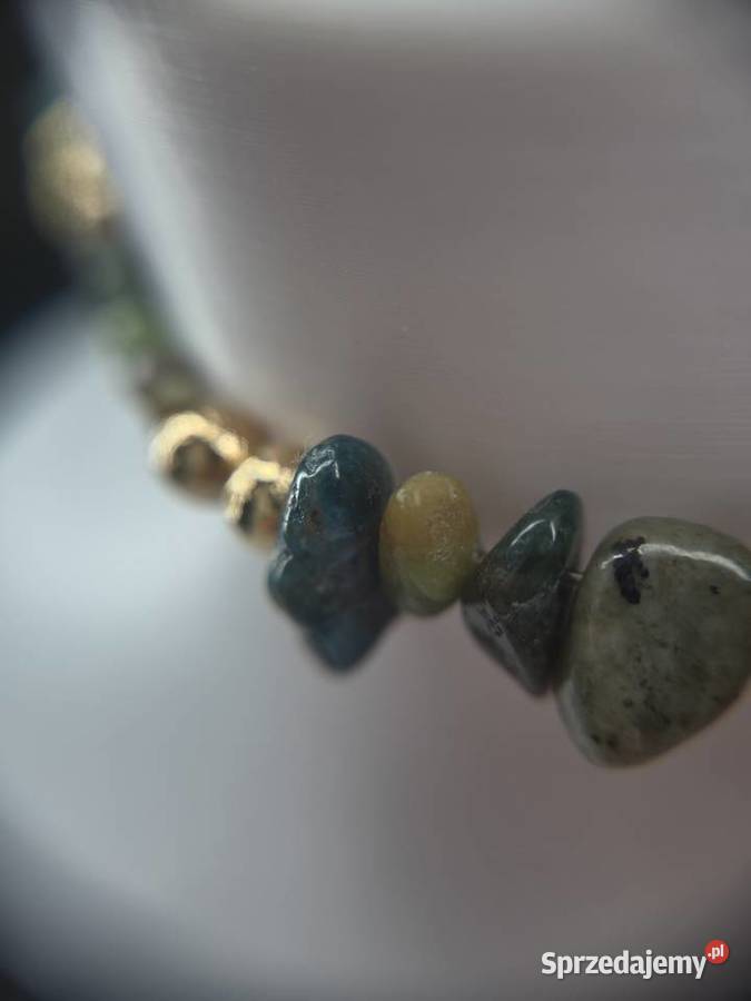 Bransoletka złota pistacja Rybnik