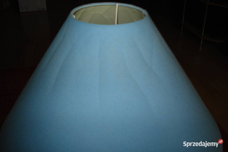 Abażur do lampy stojącej używany sprzedam odcienie błękitu Łódź