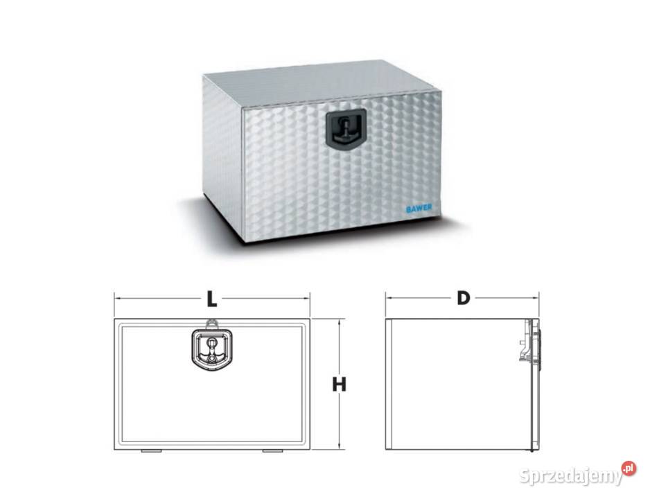 Skrzynka nierdzewna 500x400x300mm V1515