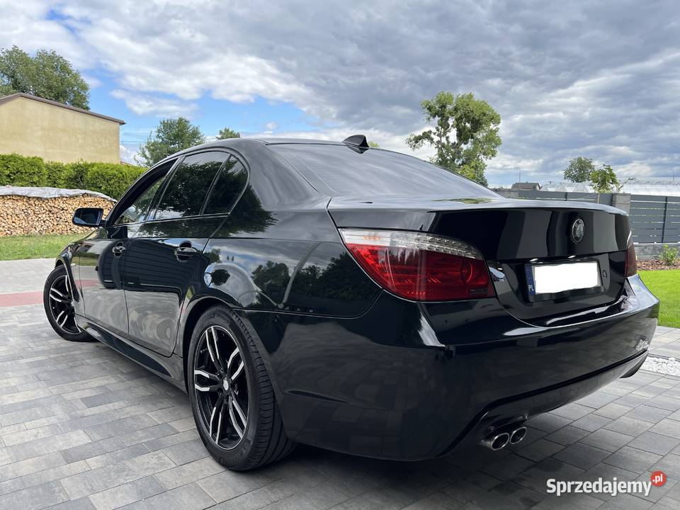 BMW E60 525D Mpakiet Czarna Sedan Manual Toruń