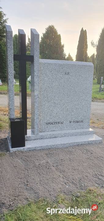 Nagrobek amerykański granit strzegomski szwed Świdnica