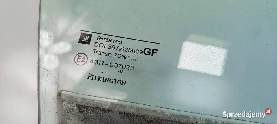 SZYBA PRAWY PRZÓD OPEL ASTRA G Lipno