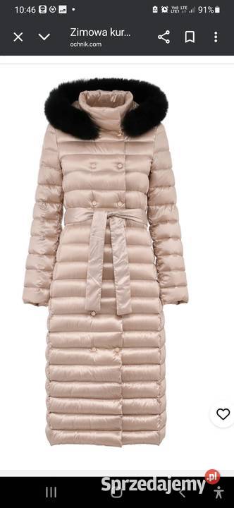 Piękna puchowa kurtka ochnik pomorskie Lębork
