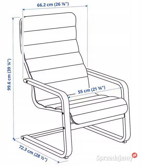 Fotel Arsunda Ikea szary Łódź