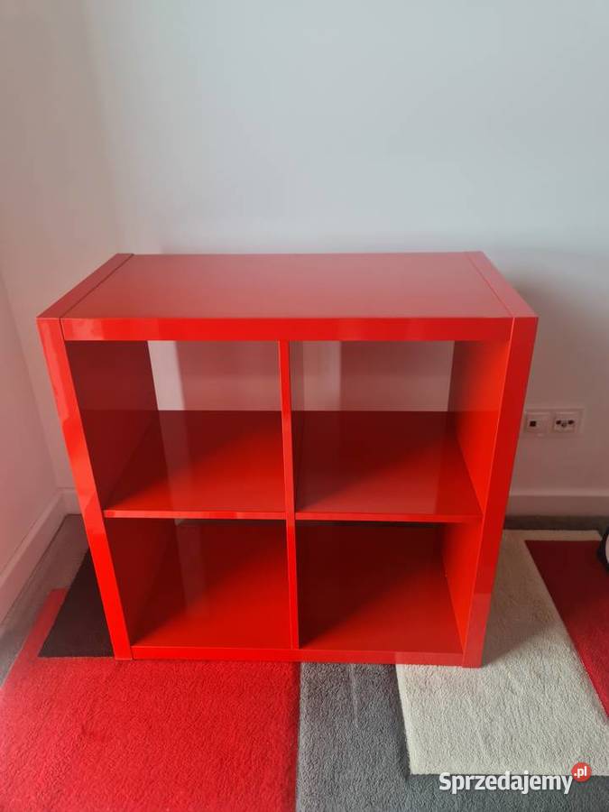 Szafka Ikea Kallax czerwona 77 x 77 Wolsztyn sprzedam
