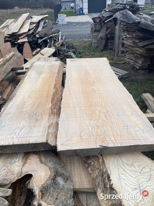 Monolit blat stół jesion 100x200x10 Przysucha