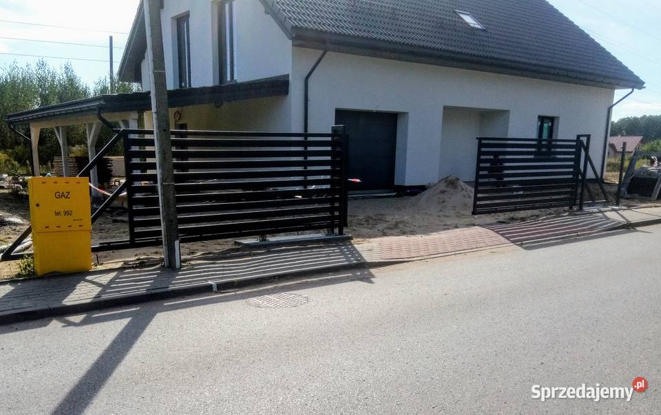 Bramy przesuwane podwójne 11m Bramy Balustrady Białystok