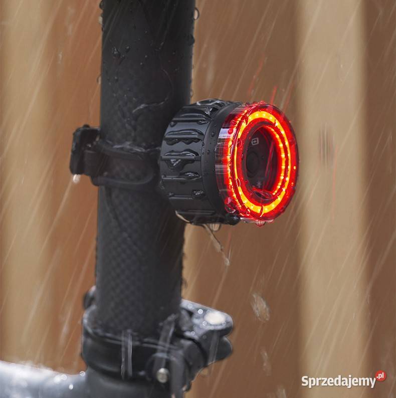 Światło rowerowe lampka USB COB z hamulcem stop śląskie Zawiercie