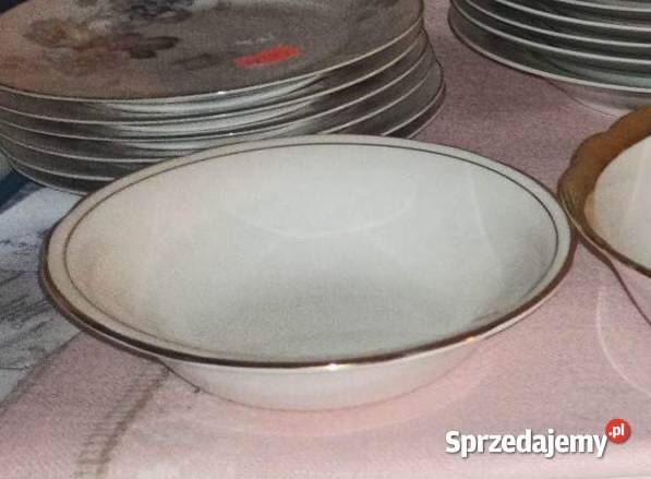 Biała miseczka DUCHESS England Ze złotą Gdańsk