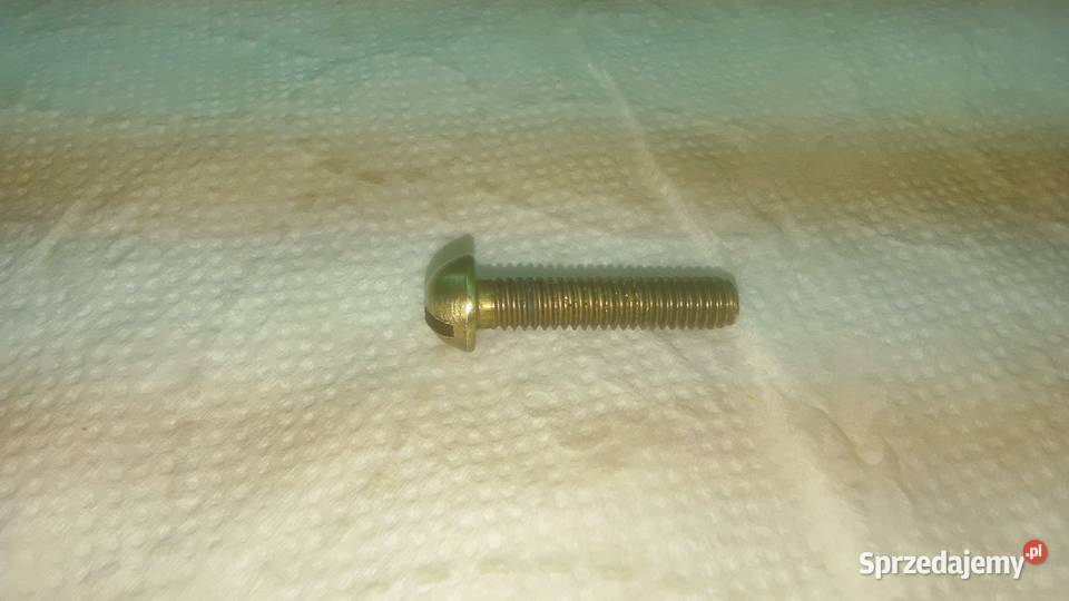 śruba mosiądz wkręt M4 X20mm 10 Dom i Ogród Pruszków