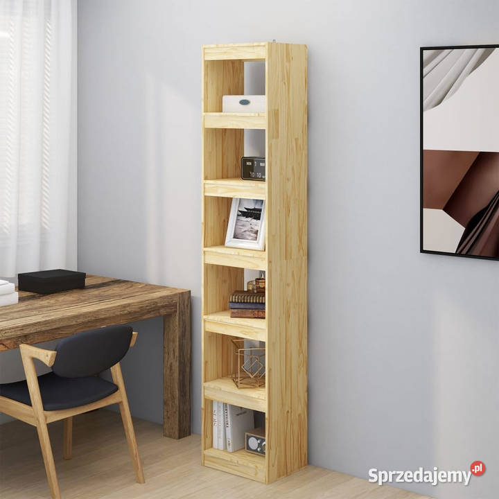 Regał na książkiprzegroda 40x30x199 lite drewno Warszawa