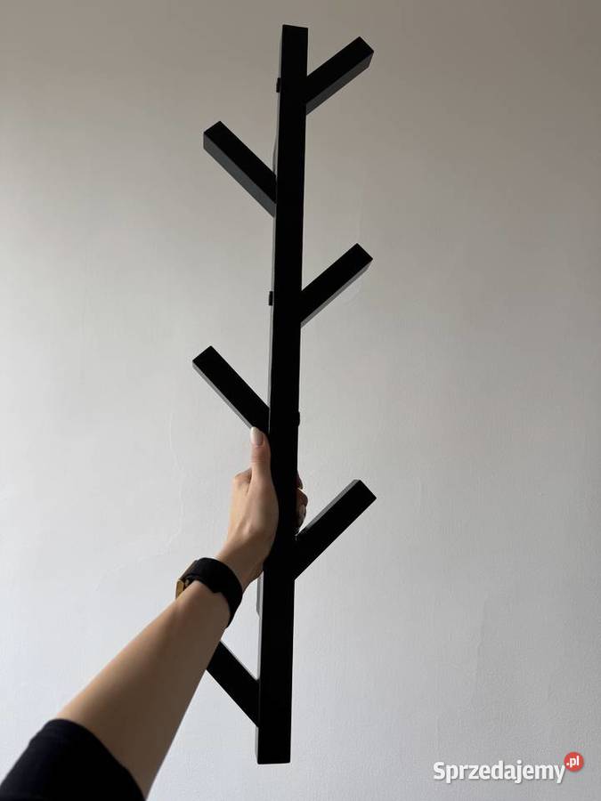 Ikea TJUSIG Wieszak czarny 78 2 sztuki Warszawa sprzedam