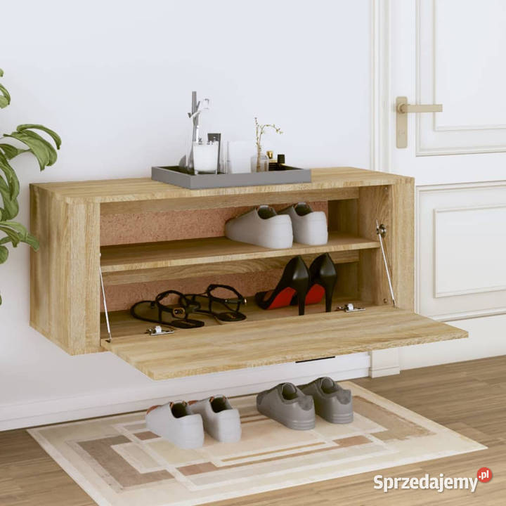 Szafka na buty ścienna dąb sonoma 100x35x38 Na buty Warszawa