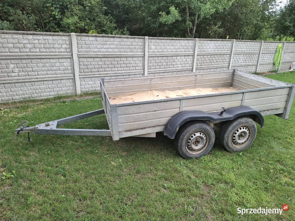 przyczepka dwuosiowa 290x140 samochodowa Motoryzacja śląskie Mierzęcice sprzedam
