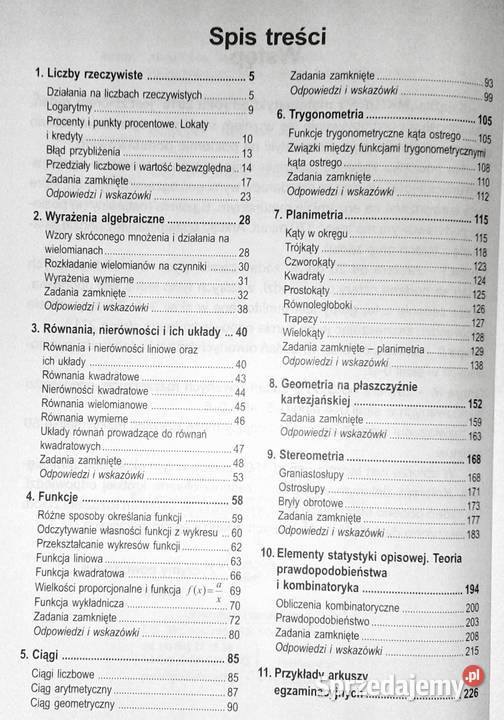 Matura z matematyki roku 2010 Zbiór zadań Alicja Chełm sprzedam