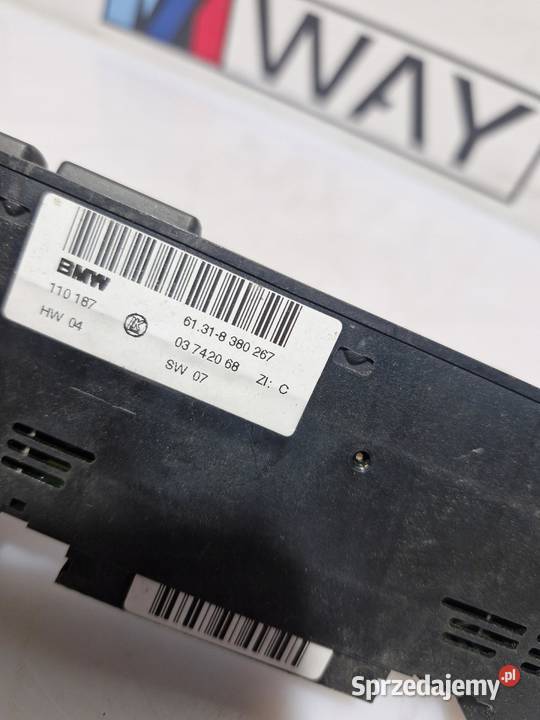 BMW E38 MODUŁ PANEL STEROWANIA FOTELI 8380267 Panele sterowania, przełączniki