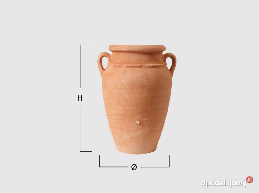 Zbiornik na wodę deszczową Antyczna Amfora 360L Wrocław