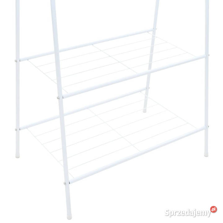 Wieszak na ubrania 59 x 35 x 150 biały WM246725 Warszawa
