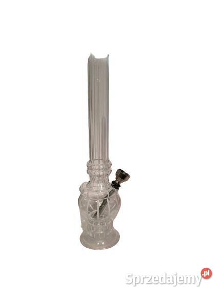 Akrylowe Bongo Przezroczyste z Białymi Paskami Ostrowy nad Okszą