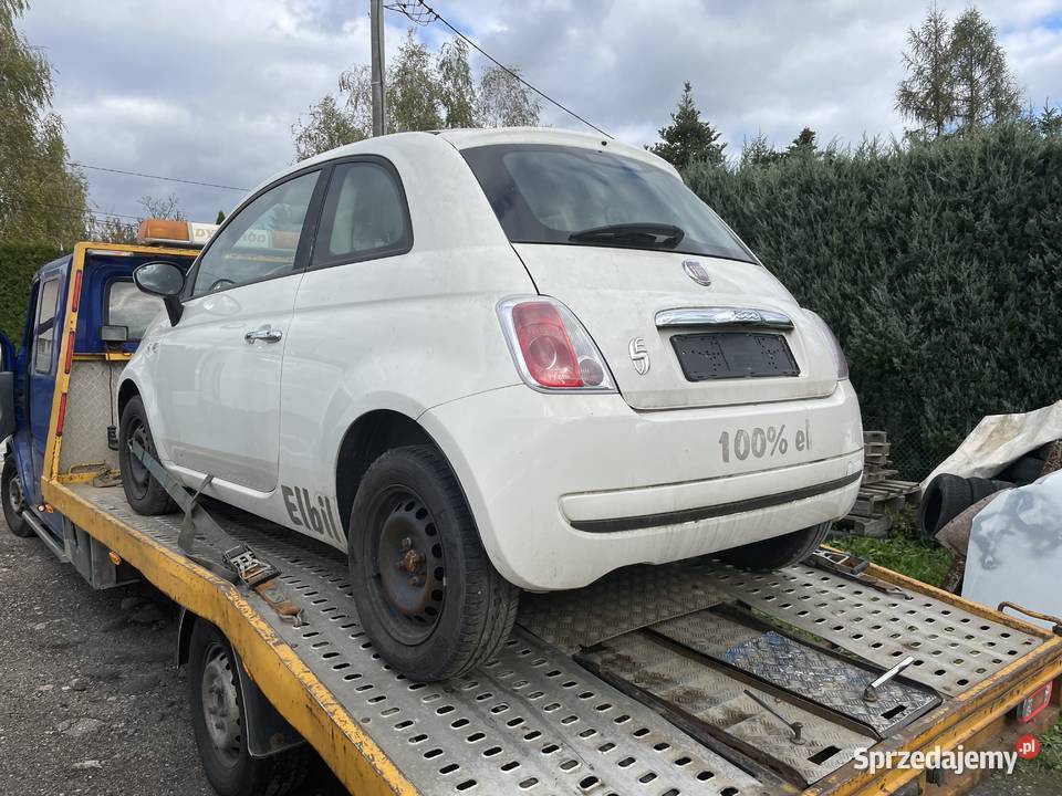Fiat 500 elektryk w całości czesci Przeworsk