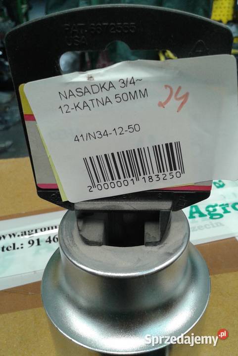 NASADKA 34 12KĄTNA 50MM zachodniopomorskie Szczecin