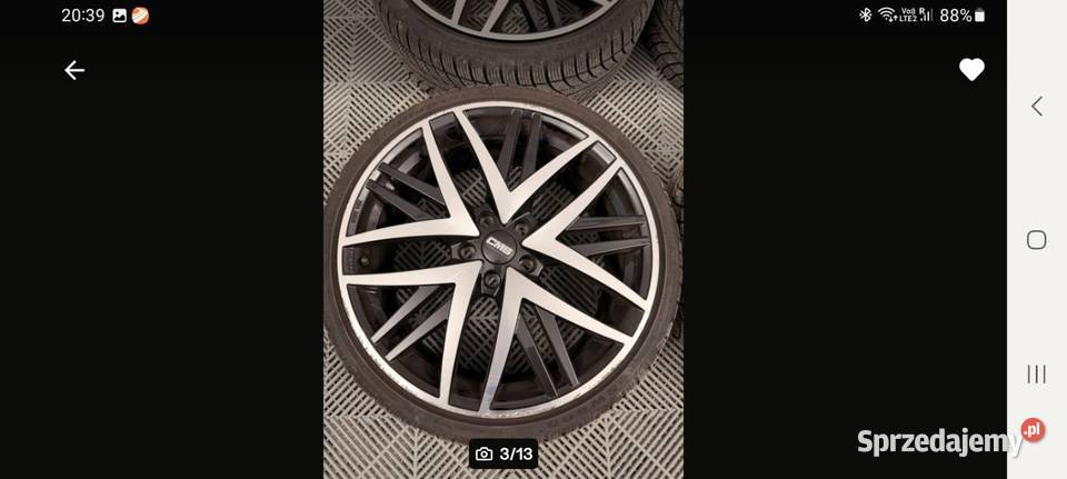 Komplet kół 19 5x112 et45 8j Cms B1 Audi Skoda świętokrzyskie Starachowice sprzedam