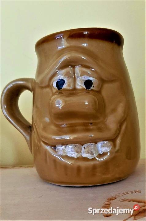 Staroć ceramiczny wesoły kubek na piwo Pozostałe podkarpackie Rzeszów sprzedam