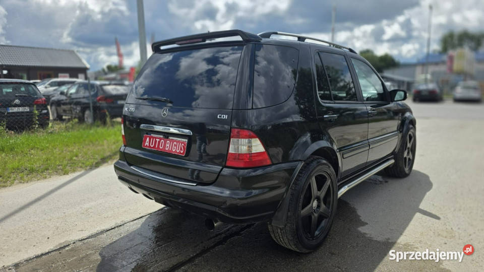 Mercedes ML 270 Duża Navi 4x4 automat xsenon elektrochrom. lusterka boczne Lębork