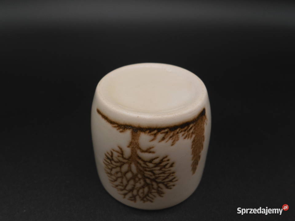 Kieliszek na jajko motyw drzewa