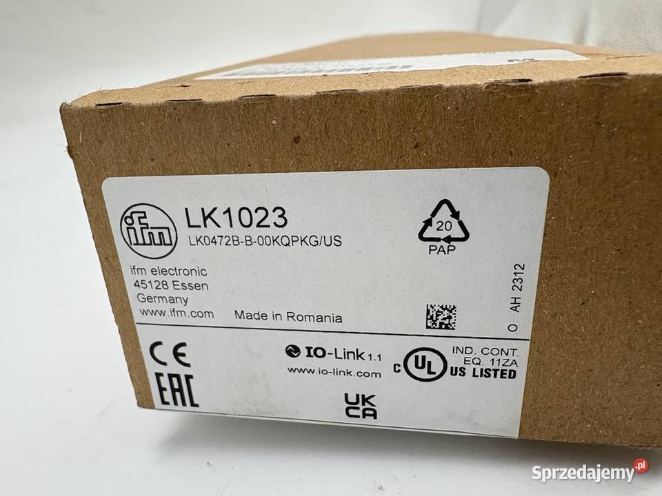 IFM LK1022 Czujnik poziomu Pozostałe mazowieckie Warszawa